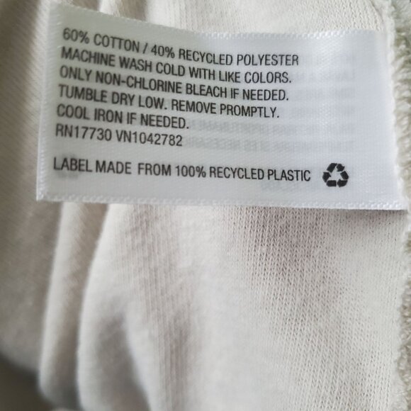 A New Day womens shorts plus sz 4X mid waist cream/tan color  Terrycloth Pull on - Picture 9 of 9